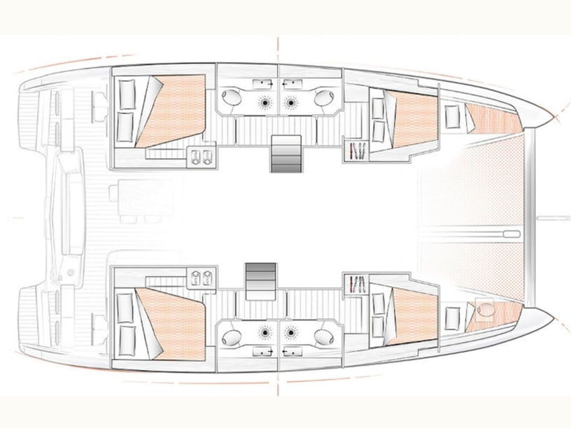 Martinique Katamaran 4 Kabine 10 Liegeplätze 10 Gäste 11.8 m Nummer des Inserats: #16342 3