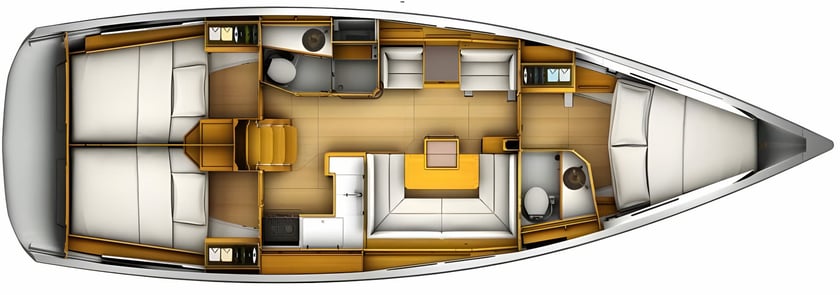 Palma de Mallorca Barca a vela cabina 3  cuccette 8  8  ospiti 12.35 m Numero dell'inserzione: #16432 2