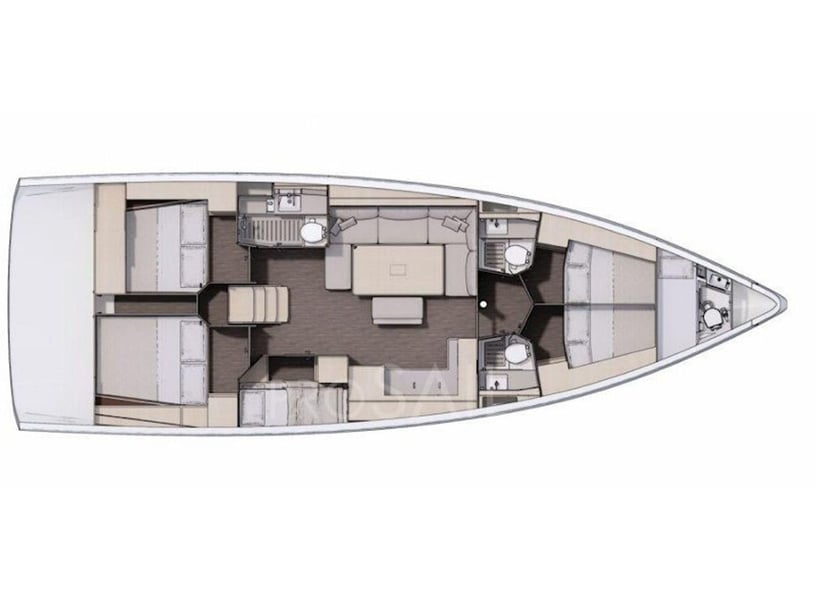 Palairos Zeilboot Cabine 5  10  slaapplaatsen 10  gasten 14.85 m Lijstnummer: #16595 3