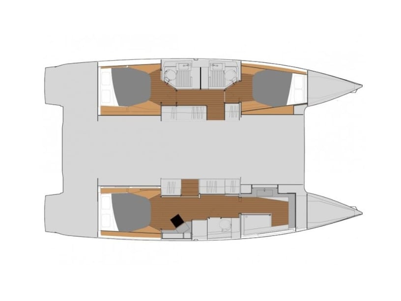 Zadar Catamaran Cabine 4  8  slaapplaatsen 8  gasten 12.58 m Lijstnummer: #16632 3