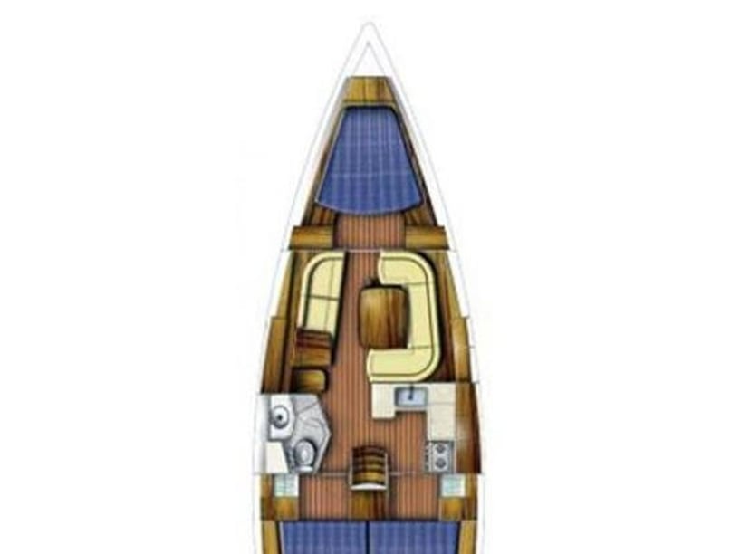 Preveza Zeilboot Cabine 3  6  slaapplaatsen 6  gasten 12 m Lijstnummer: #16697 3