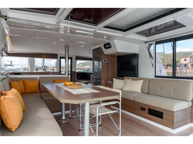 Cannigione Catamaran 4 cabin 11 berths 11 guests 12.84 m Listing Number: #16769 2