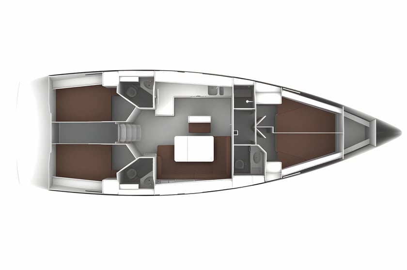 Zadar Yelkenli 4 kabin Konaklama 9 kişi Seyir 9 kişi 14.27 m İlan No: #16813 2