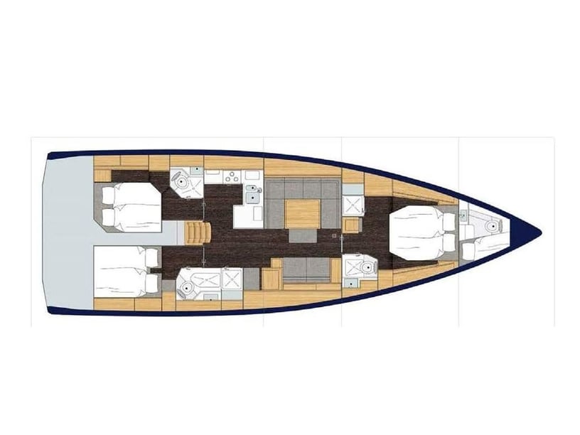 Primosten Segelboot 3 Kabine 8 Liegeplätze 8 Gäste 14.99 m Nummer des Inserats: #16840