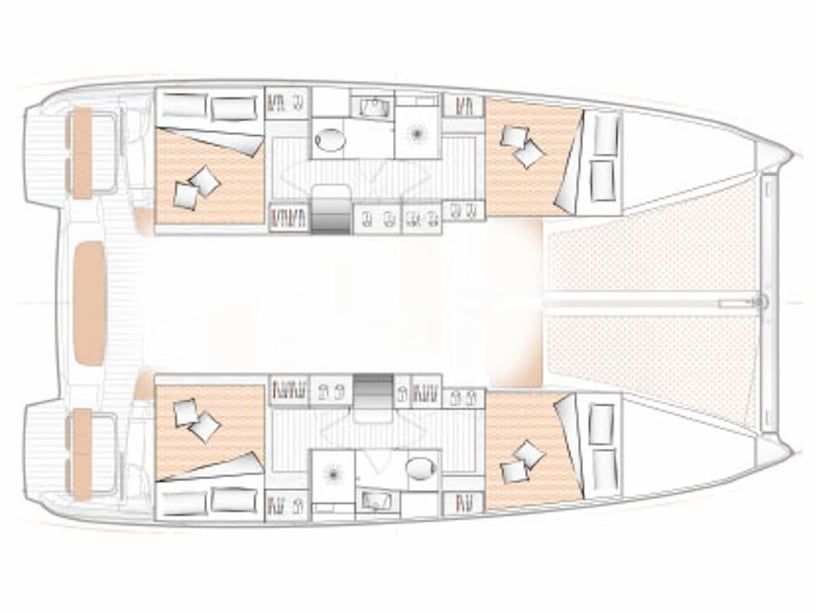 Sint Maarten Catamarano cabina 6  cuccette 10  10  ospiti 11.33 m Numero dell'inserzione: #16997 5