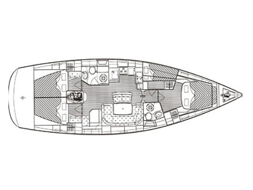 Limenas Avdiron Barca a vela cabina 4  cuccette 9  9  ospiti 14.2 m Numero dell'inserzione: #17106 3