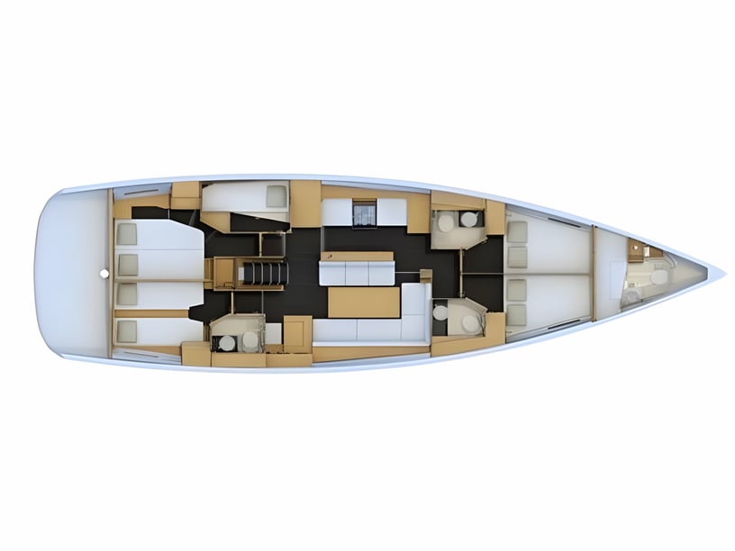 Palma di Maiorca Barca a vela cabina 5  cuccette 10  10  ospiti 16.16 m Numero dell'inserzione: #17201 2
