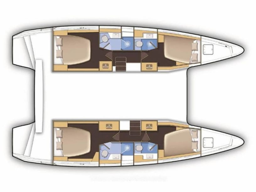 Martinique Katamaran 6 kabin Konaklama 10 kişi Seyir 12 kişi 12.8 m İlan No: #17235 3