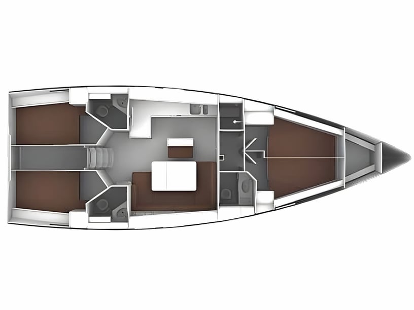 Preveza Barca a vela cabina 4  cuccette 10  10  ospiti 14.27 m Numero dell'inserzione: #17320 2