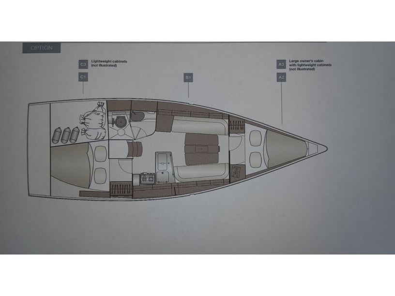 Yerseke Barca a vela cabina 2  cuccette 6  6  ospiti 10.7 m Numero dell'inserzione: #17391 3