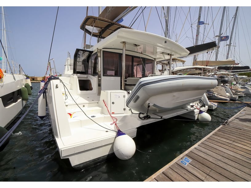 Olbia Catamaran 5 cabin 10 berths 11 guests 14.28 m Listing Number: #17402