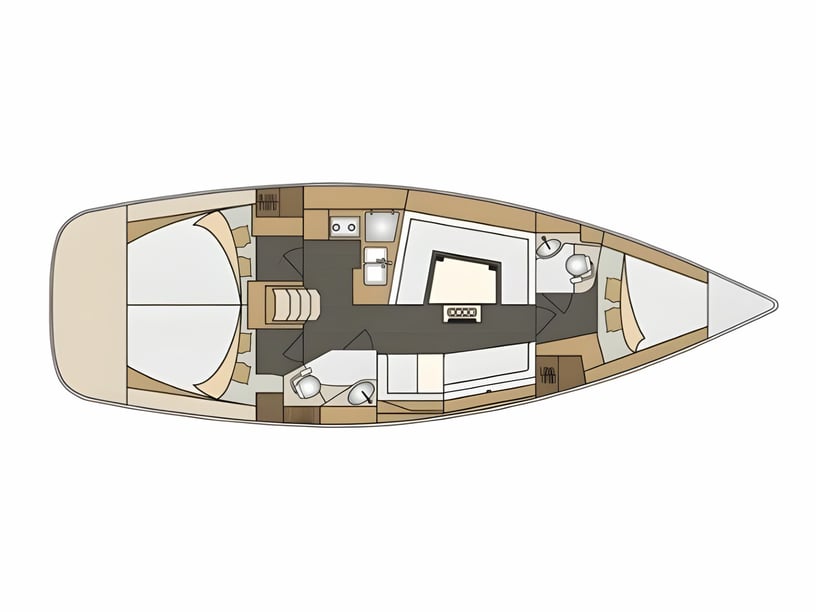 Ploče Barca a vela cabina 3  cuccette 8  8  ospiti 11.48 m Numero dell'inserzione: #17485 2