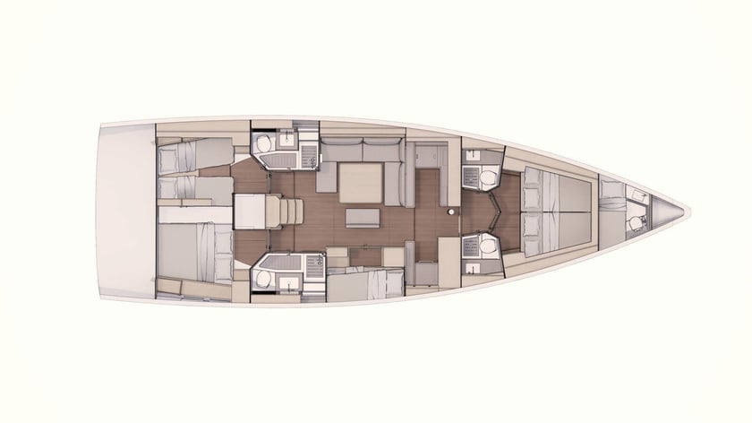 Rhodes Barca a vela cabina 6  cuccette 12  12  ospiti 16.35 m Numero dell'inserzione: #17491 2