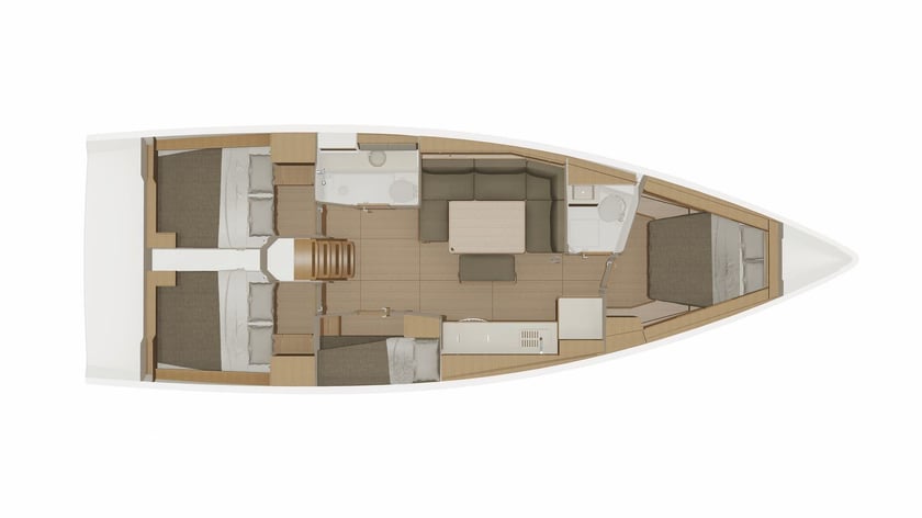 Gouvia Segelboot 4 Kabine 10 Liegeplätze 10 Gäste 13.24 m Nummer des Inserats: #17501 2