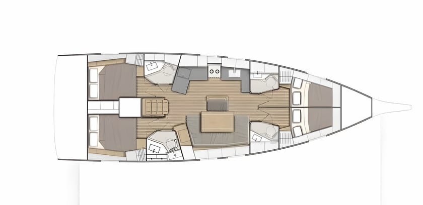 Dubrovnik Segelboot 4 Kabine 10 Liegeplätze 10 Gäste 14.6 m Nummer des Inserats: #17571 2