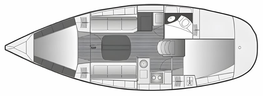 Rodas Catamarán Cabina 6  10  literas 10  invitados 11.74 m Número de anuncio: #17634 2