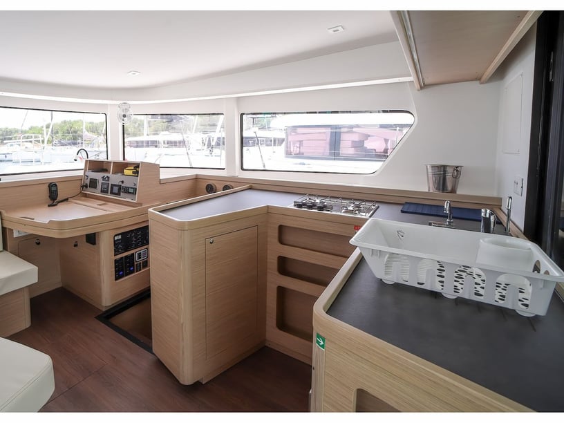 Olbia Catamaran 4 cabin 12 berths 12 guests 12.94 m Listing Number: #17691 2