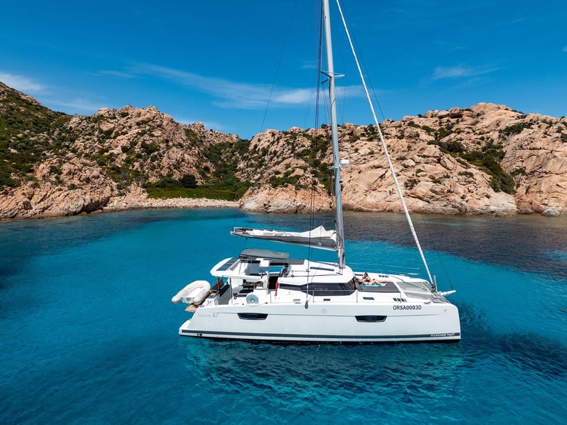 Cannigione Catamaran 5 cabin 12 berths 12 guests 14.02 m Listing Number: #17710