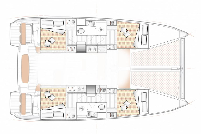 Lefkada Catamarán Cabina 6  10  literas 10  invitados 11.42 m Número de anuncio: #17716 2