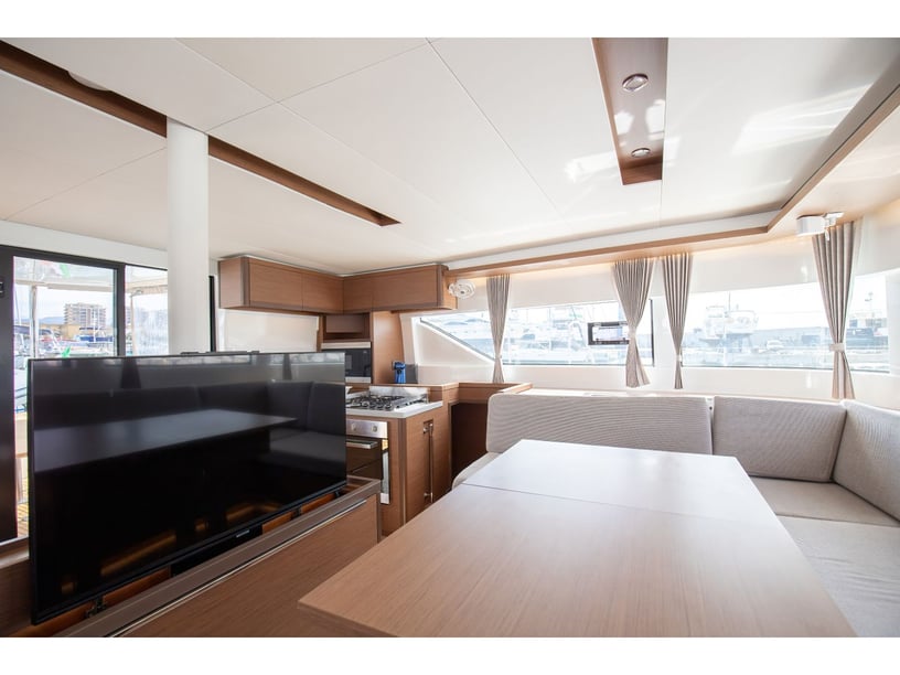 Salerno Catamaran 6 cabin 12 berths 14 guests 14.75 m Listing Number: #17718 2