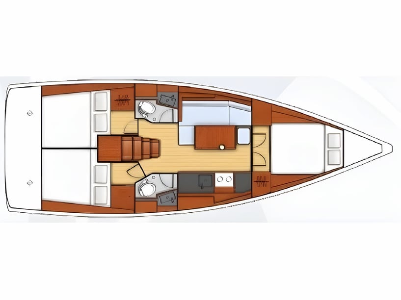 Dubrovnik Segelboot 3 Kabine 8 Liegeplätze 8 Gäste 11.6 m Nummer des Inserats: #17727 2