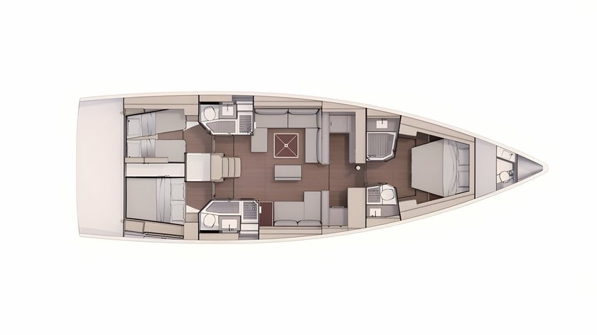 Atene Barca a vela cabina 3  cuccette 7  7  ospiti 16.35 m Numero dell'inserzione: #17792 2