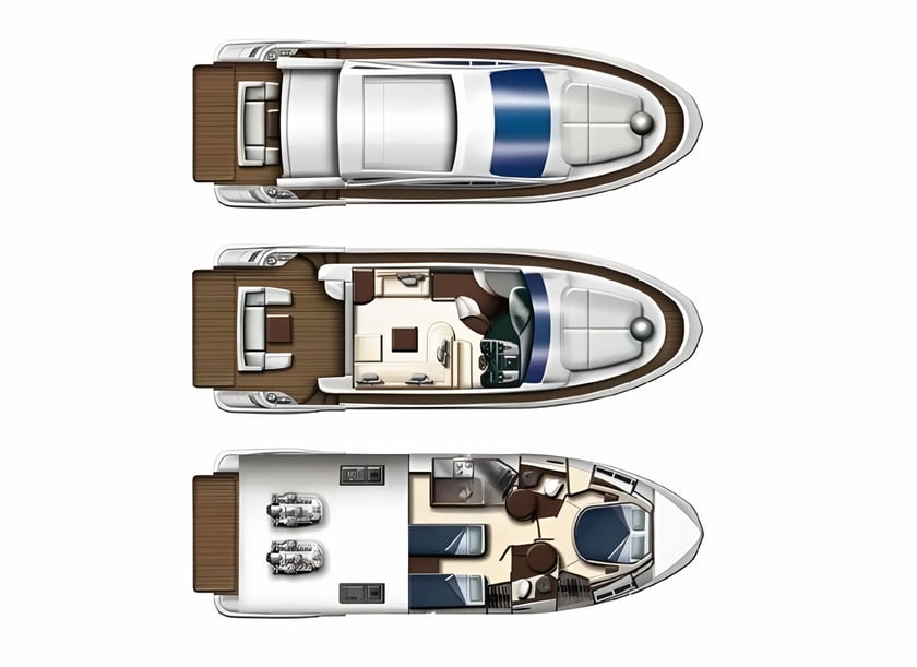 Primosten Motorboot 2 Kabine 4 Liegeplätze 4 Gäste 13.37 m Nummer des Inserats: #17895 2