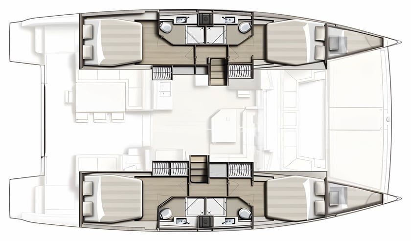 Primošten Catamarán Cabina 4  10  literas 10  invitados 11.88 m Número de anuncio: #17918 2