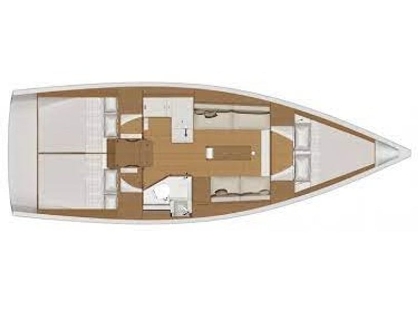 Stockholm - Saltsjöbaden Zeilboot Cabine 3  6  slaapplaatsen 6  gasten 10.3 m Lijstnummer: #17958 3