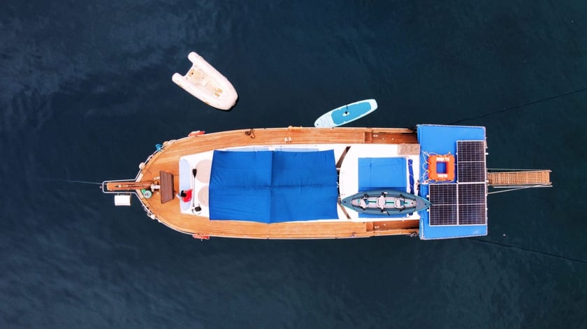 Göcek Gulet 3 kabin Konaklama 6 kişi Seyir 12 kişi 16 m İlan No: #18136 2