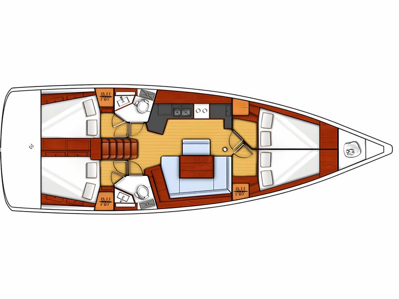 La Spezia Barca a vela cabina 4  cuccette 10  10  ospiti 13.94 m Numero dell'inserzione: #18158 2