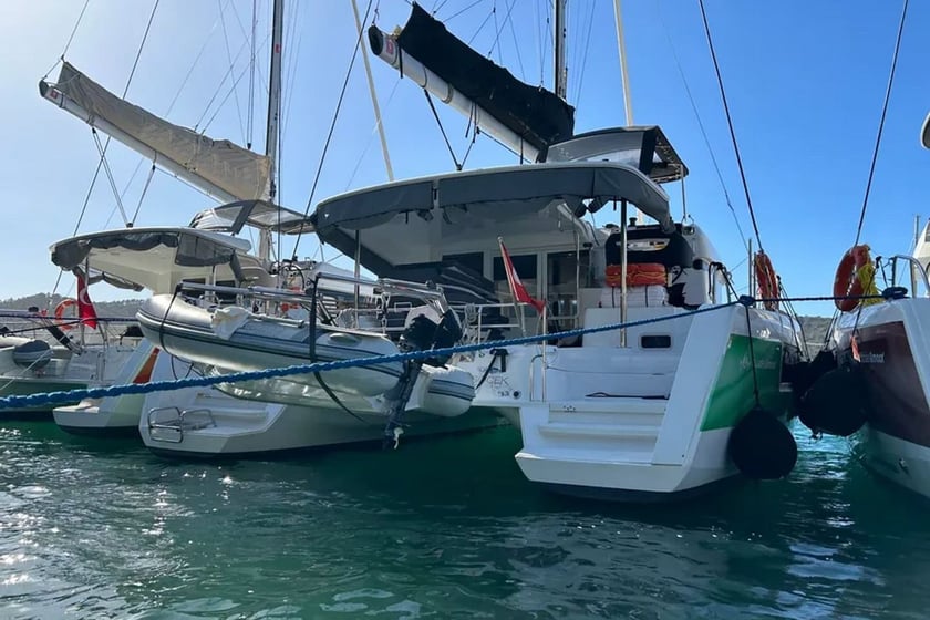 Fethiye Catamaran 4 cabin 8 berths 8 guests 11.74 m Listing Number: #18185 2