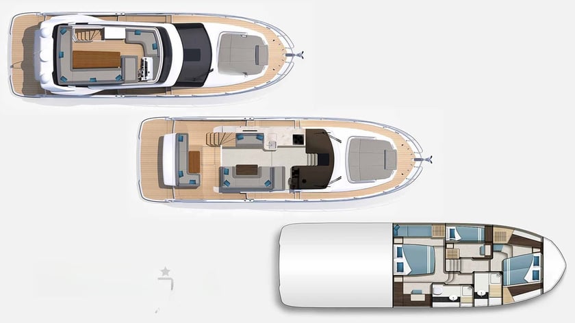 Seget Donji Motorboat 3 cabin 6 berths 6 guests 13.97 m Listing Number: #18195 2