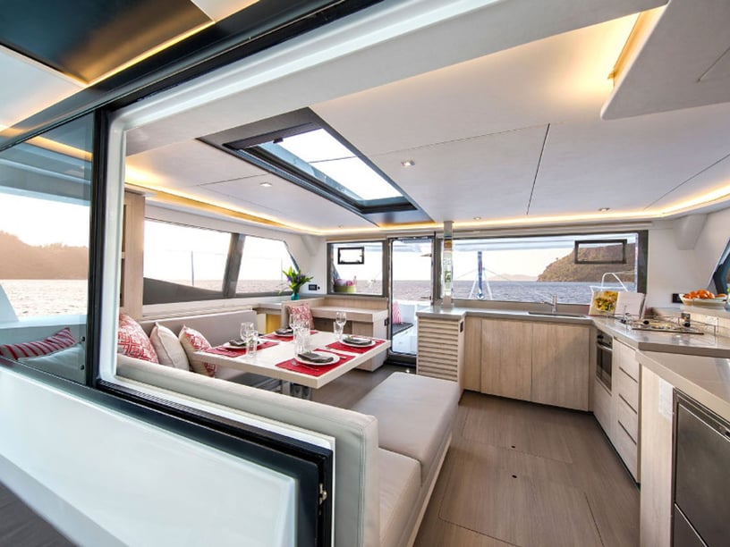 St Lucia - Castries Catamaran 5 cabin 10 berths 10 guests 13.72 m Listing Number: #18227