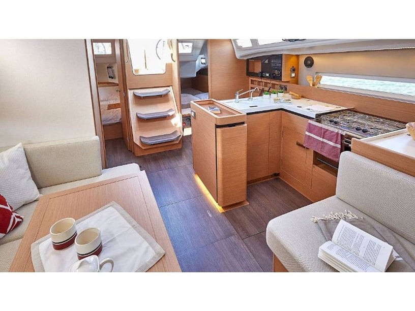 Corfu Sailboat 3 cabin 8 berths 8 guests 12.35 m Listing Number: #18390 2