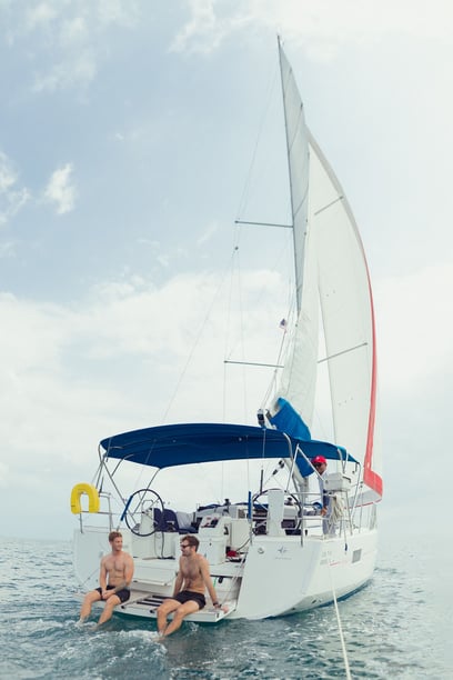 Marigot, St. Martin Segelboot 4 Kabine 10 Liegeplätze 10 Gäste 13.39 m Nummer des Inserats: #18461 2