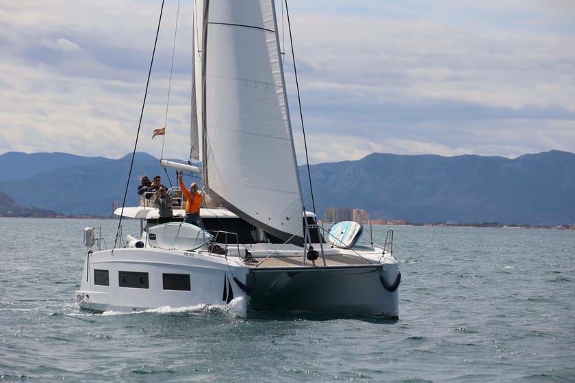 Valencia Catamaran 4 cabin 8 berths 8 guests 10.9 m Listing Number: #18557