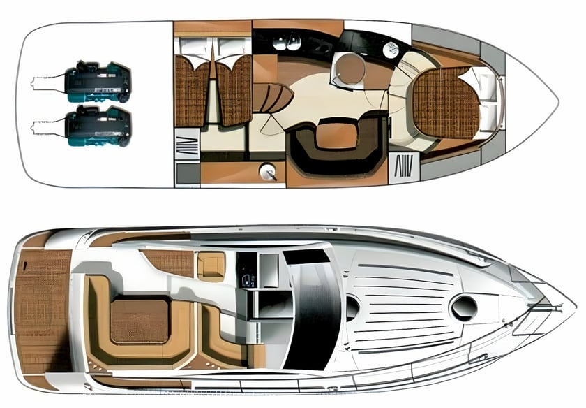 Sukošan Motorboot Cabine 2  4  slaapplaatsen 4  gasten 9.9 m Lijstnummer: #18564 2