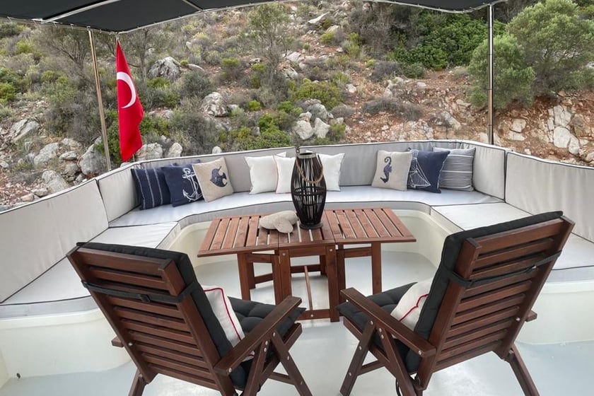 Marmaris Gulet 2 cabin 4 berths 4 guests 12 m Listing Number: #18583 4