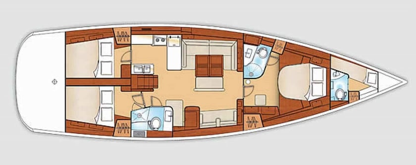 Koh Chang Zeilboot Cabine 4  7  slaapplaatsen 7  gasten 16.7 m Lijstnummer: #18742 2