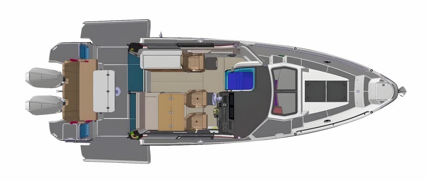 Gouvia Sürat Teknesi 1 kabin Konaklama 2 kişi Seyir 10 kişi 10.28 m İlan No: #18801 2