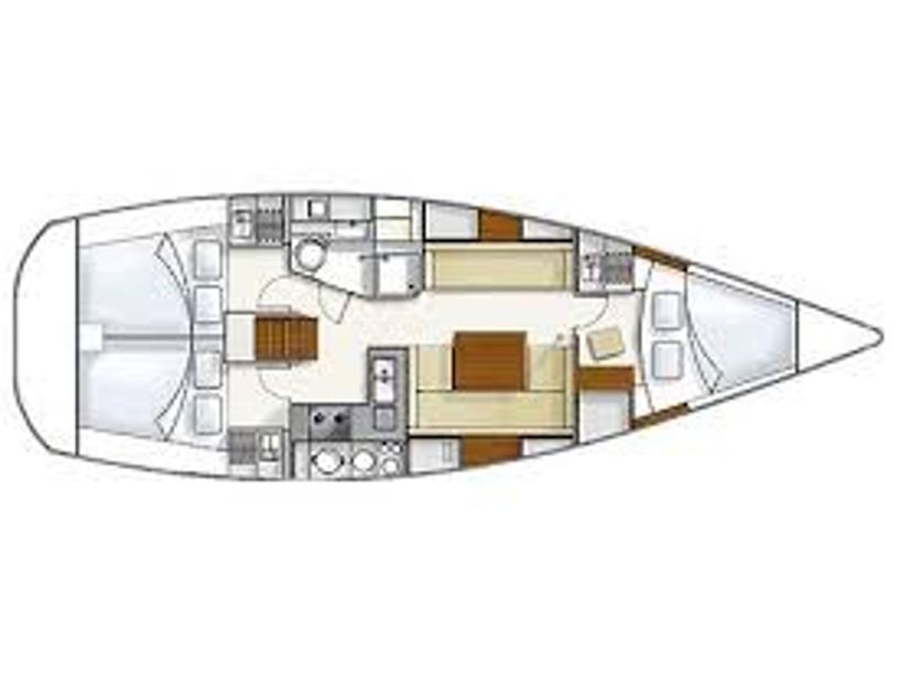 Piombino Yelkenli 3 kabin Konaklama 8 kişi Seyir 8 kişi 11.35 m İlan No: #18858 5