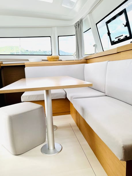 Denia Catamaran 4 cabin 8 berths 8 guests 11.33 m Listing Number: #18911 5