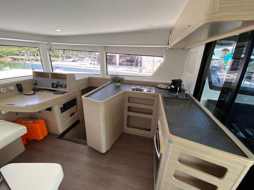 Furnari Catamaran 4 cabin 12 berths 12 guests 12.8 m Listing Number: #18994 2