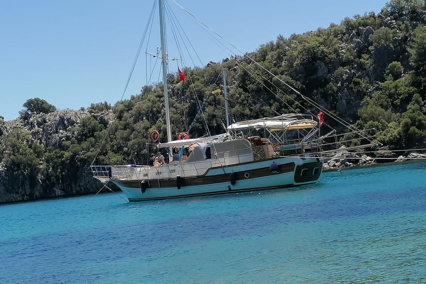 Datca Gulet 2 cabin 5 berths 10 guests 15 m Listing Number: #19067 2