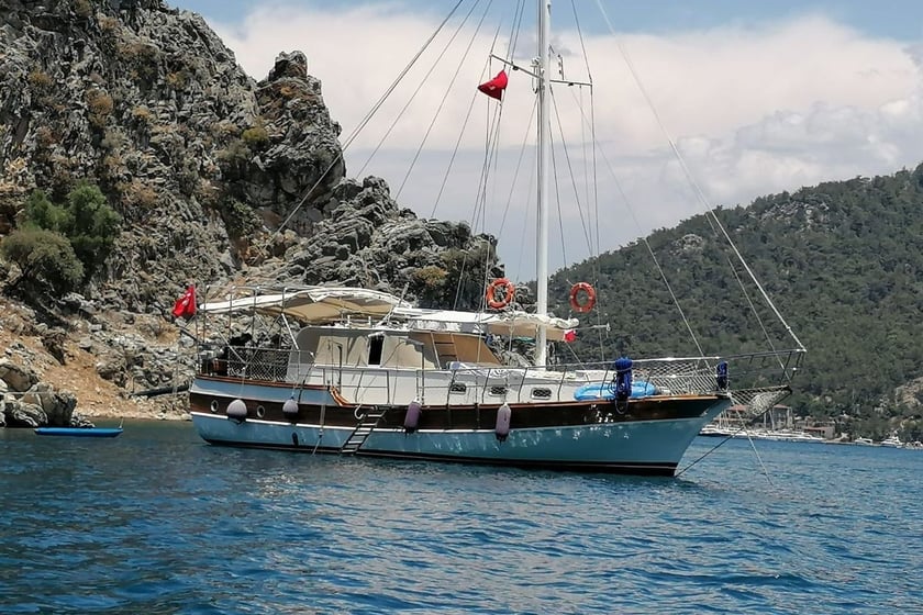 Datca Gulet 2 cabin 5 berths 10 guests 15 m Listing Number: #19067