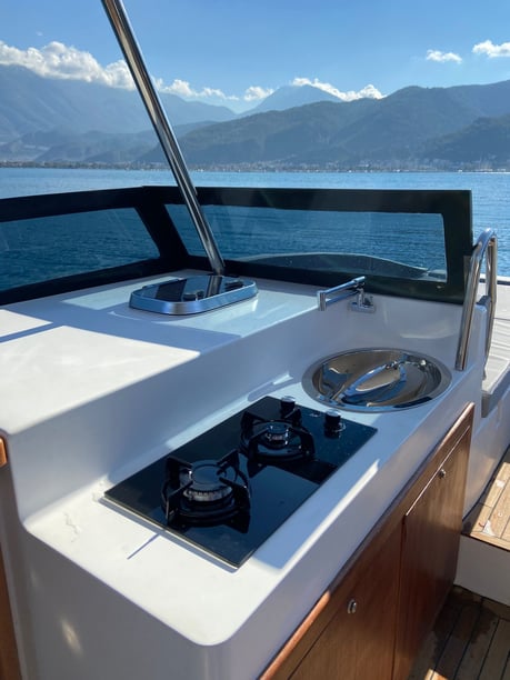 Gocek Catamaran 2 cabin  8 guests 8.4 m Listing Number: #19080 4