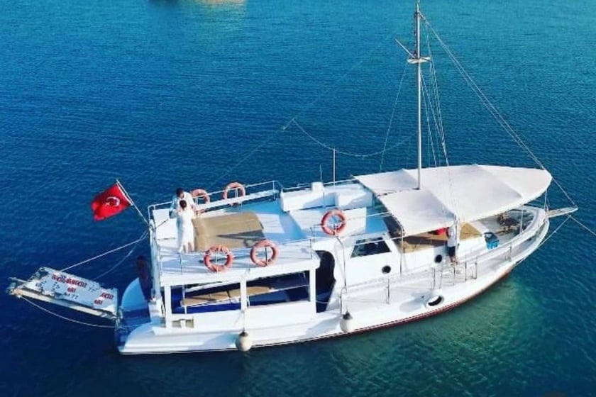 Ayvalik Yate a motor Cabina 1   20  invitados 12 m Número de anuncio: #19150 2