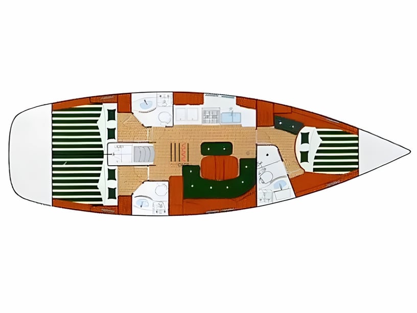 Roma Barca a vela cabina 3  cuccette 6  6  ospiti 14 m Numero dell'inserzione: #19163 2