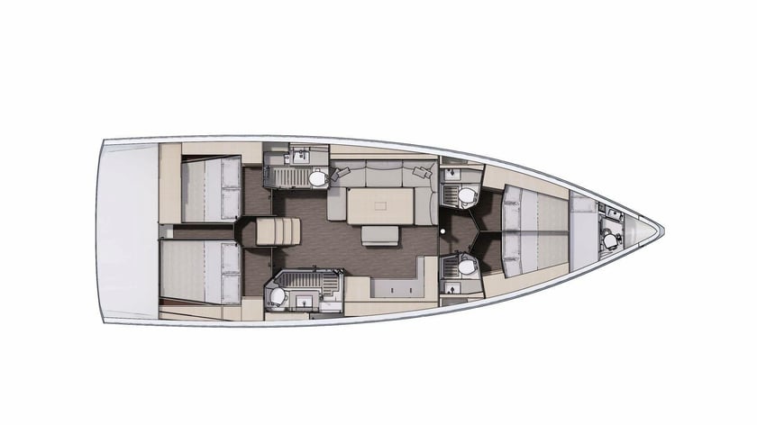 Salerno Barca a vela cabina 4  cuccette 8  8  ospiti 14.85 m Numero dell'inserzione: #19243 2